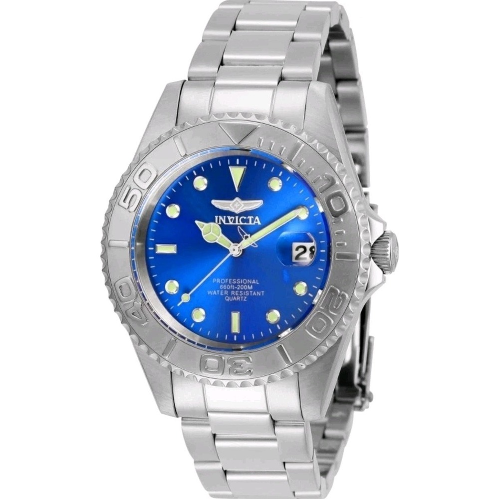 Invicta Pro Diver Quartz Blue Dial Stainless Steel Men's Watch 29938